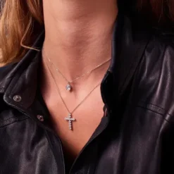 Sif Jakobs Halsketten-Ellisse Carezza Halskette - SJ-N2353-CZ