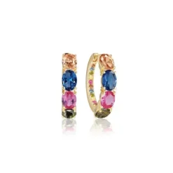 Sif Jakobs Ohrringe-Ellisse Creolen - SJ-E2315-XCZ-YG