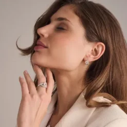 Sif Jakobs Ohrringe-Imperia Creolen - SJ-E10752-CZ