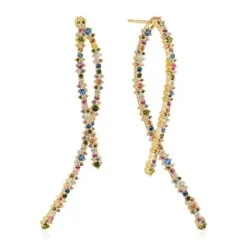 Sif Jakobs Ohrringe-Livigno Lungo Ohrringe - SJ-E2368-XCZ-YG