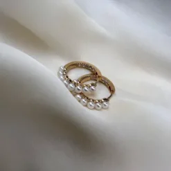 Sif Jakobs Ohrringe-Padua Medio Ohrringe - SJ-E22214-PCZ-YG