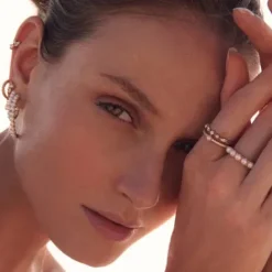 Sif Jakobs Ohrringe-Padua Medio Ohrringe - SJ-E22214-PCZ-YG