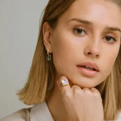 Sif Jakobs Ohrringe-Roccanova Ohrringe - SJ-E42252-GCZ-YG