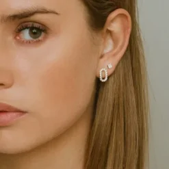 Sif Jakobs Ohrringe-Roccanova Piccolo Ohrstecker - SJ-E42250-CZ-YG