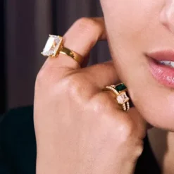 Sif Jakobs Ringe-Roccanova Piccolo Ring - SJ-R42266-GCZ-YG