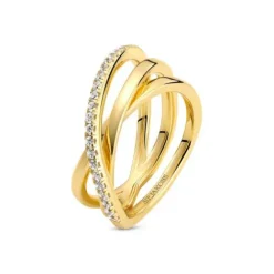 Sif Jakobs Ringe-Spirale Ring - SJ-R2590-CZ-YG