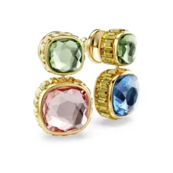 Swarovski Ohrringe-Chroma Drop Ohrhänger Kissenschliff Mehrfarbig Gold - 5692492