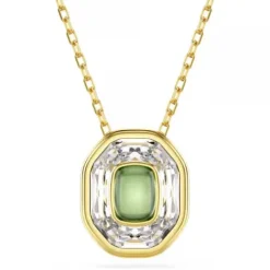 Swarovski Halsketten-Chroma Halskette Oktagon Schliff Grün Gold - 5705580