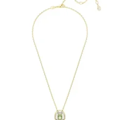 Swarovski Halsketten-Chroma Halskette Oktagon Schliff Grün Gold - 5705580