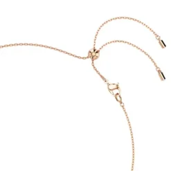 Swarovski Halsketten-Constella Halskette Kristallperle Rundschliffe Weiss Roségold Legierungsschicht - 5729504