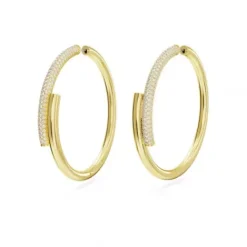 Swarovski Ohrringe-Dextera Kreolen Weiss Gold - 5671808