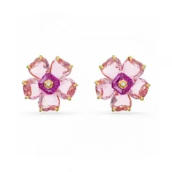 Swarovski Ohrringe-Florere Ohrstecker Blume Rosa Gold - 5650563