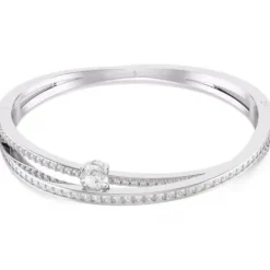 Swarovski Armbänder-Hyperbola Armreif Verschiedene Schliffe Weiss