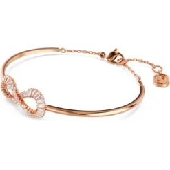 Swarovski Armbänder-Hyperbola Armreif Unendlichkeit Weiss Roségold - 5679443
