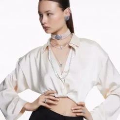 Swarovski (Kette mit) Herz-Hyperbola Halskette Herz Weiss - 5684386