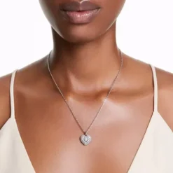 Swarovski (Kette mit) Herz-Hyperbola Halskette Herz Weiss - 5684386