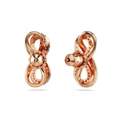 Swarovski Ohrringe-Hyperbola Ohrstecker Unendlichkeit Weiss Roségold - 5684085