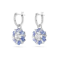Swarovski Ohrringe-Idyllia Drop Ohrhänger Blume Blau - 5680016