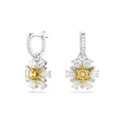 Swarovski Ohrringe-Idyllia Drop Ohrhänger Blume Gelb - 5683243