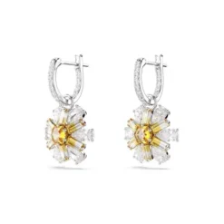 Swarovski Ohrringe-Idyllia Drop Ohrhänger Blume Gelb - 5683243