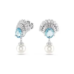 Swarovski Ohrringe-Idyllia Drop Ohrhänger Muschel Blau - 5680301