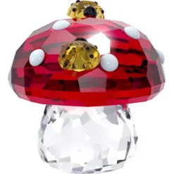 Swarovski Dekorationen-Idyllia Pilz und Marienkäfer - 5683436