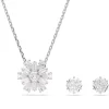 Swarovski Schmuck Set-Idyllia Set Verschiedene Schliffe Schneeflocke Weiss - 5691486