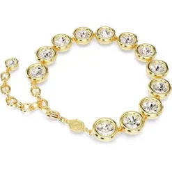 Swarovski Armbänder-Imber Armband Rundschliff Weiss Gold - 5682586
