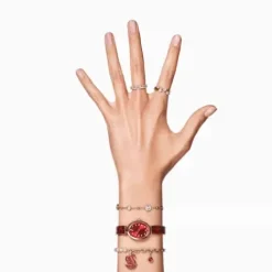 Swarovski Armbänder-Imber Armband Rundschliff Weiss Gold - 5680094