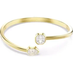 Swarovski Armbänder-Imber Armreif Verschiedene Schliffe Weiss Gold