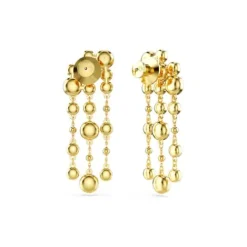 Swarovski Ohrringe-Imber Drop Ohrhänger Rundschliff Chandelier Weiss Gold - 5680093