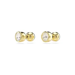 Swarovski Ohrringe-Imber Ohrstecker Rundschliff Weiss Gold - 5681552