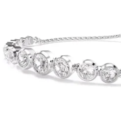 Swarovski Armbänder-Imber Tennis Armband Gemischte Rundschliffe Weiss - 5705451