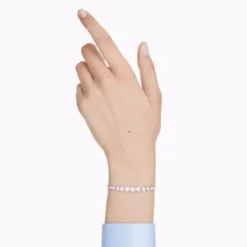 Swarovski Armbänder-Imber Tennis Armband Gemischte Rundschliffe Weiss - 5705451