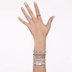 Swarovski Armbänder-Imber Tennis Armband Rundschliff Schwarz - 5682592