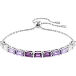 Swarovski Armbänder-Matrix Armband Baguette Schliff Violett - 5707199
