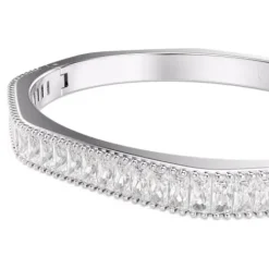 Swarovski Armbänder-Matrix Armreif Baguette Schliff Weiss
