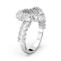 Swarovski Ringe-Matrix Cocktail Ring Verschiedene Schliffe Herz Weiss