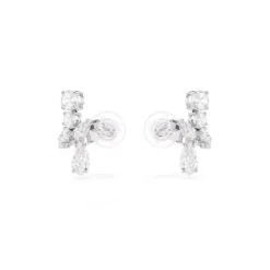 Swarovski Ohrringe-Matrix Ohrclips Verschiedene Schliffe Weiss - 5692523