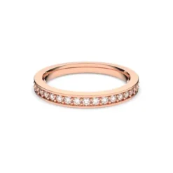 Swarovski Ringe-Matrix Ring Weiss Roségold Legierungsschicht