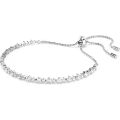 Swarovski Armbänder-Matrix Tennis Armband Gemischte Rundschliffe Weiss - 5677813