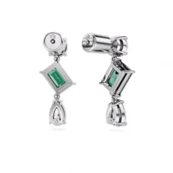 Swarovski Ohrringe-Mesmera Drop Ohrhänger Verschiedene Schliffe Grün - 5665878