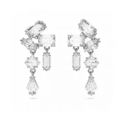 Swarovski Ohrringe-Mesmera Drop Ohrhänger Verschiedene Schliffe Weiss - 5665825