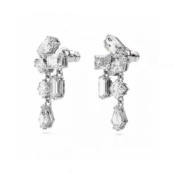 Swarovski Ohrringe-Mesmera Drop Ohrhänger Verschiedene Schliffe Weiss - 5665825