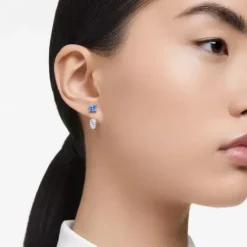 Swarovski Ohrringe-Mesmera Ohrring Jackets Verschiedene Schliffe Abnehmbar Blau - 5665767