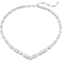 Swarovski Schmuck Set-Mesmera Set Verschiedene Schliffe Weiss Rhodiniert - 5674306