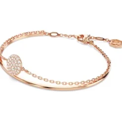Swarovski Armbänder-Meteora Armreif Weiss Roségold - 5683452