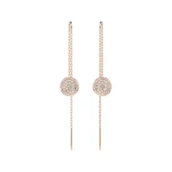 Swarovski Ohrringe-Meteora Drop Ohrhänger Weiss Roségold - 5689427