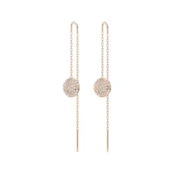 Swarovski Ohrringe-Meteora Drop Ohrhänger Weiss Roségold - 5689427
