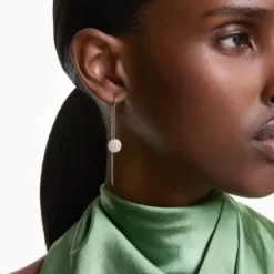 Swarovski Ohrringe-Meteora Drop Ohrhänger Weiss Roségold - 5689427